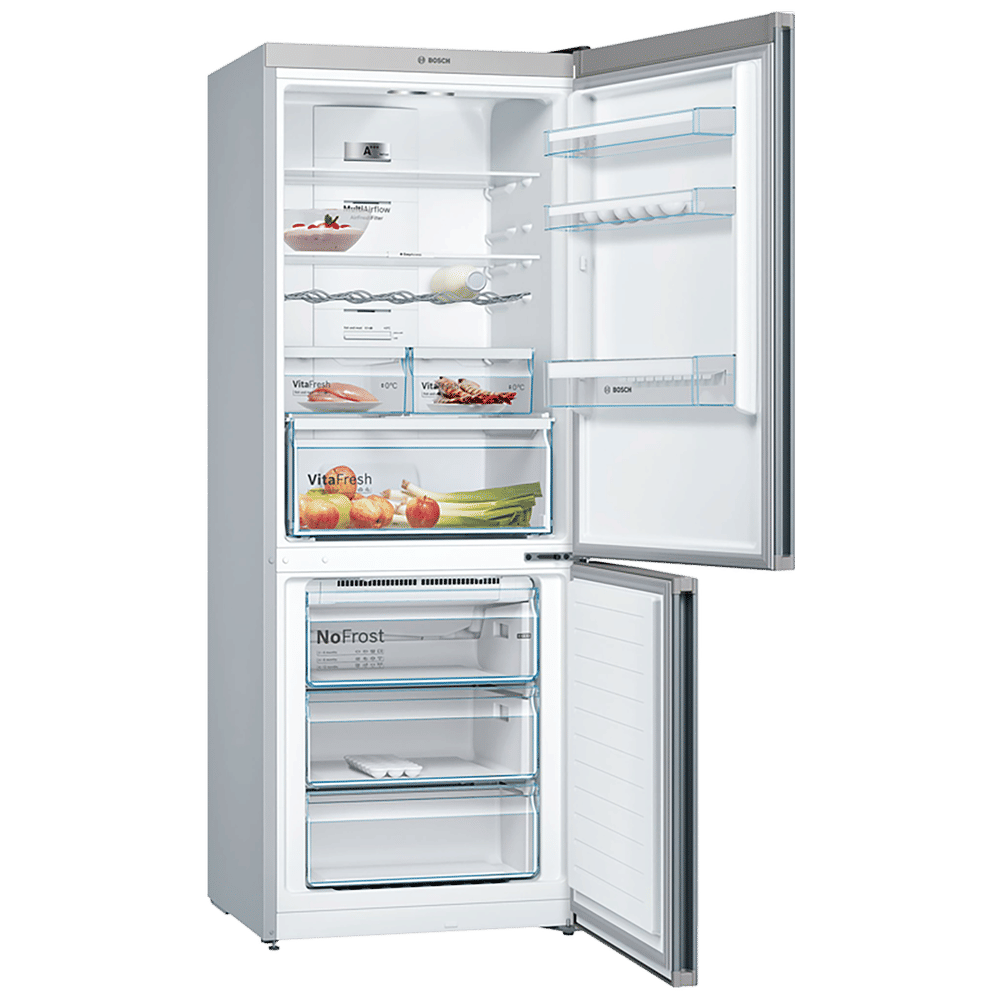 Buy Bosch Series 4 415 Litres 3 Star Frost Free Double Door Bottom